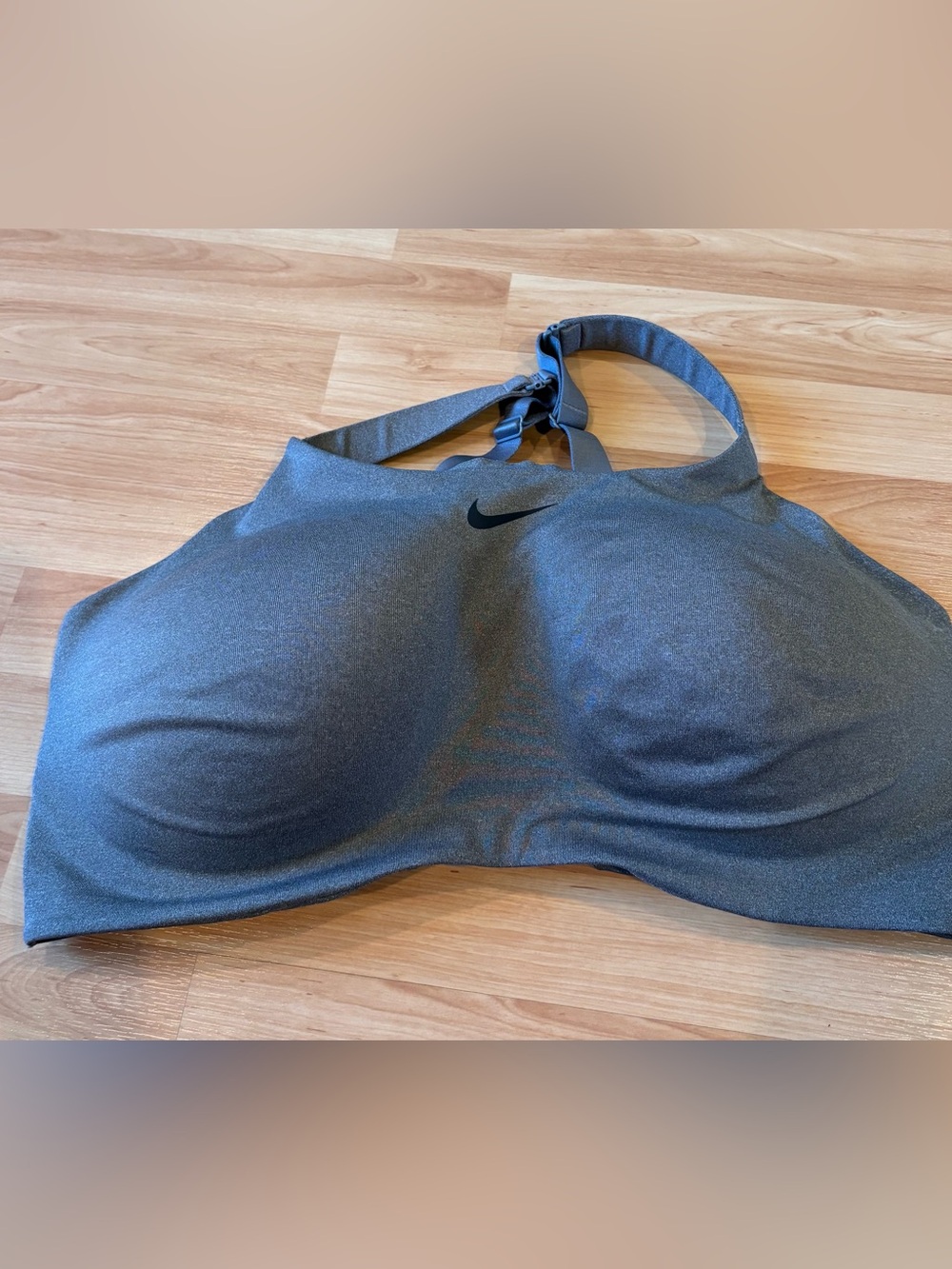 Nike Gray High-Support Sports Bra